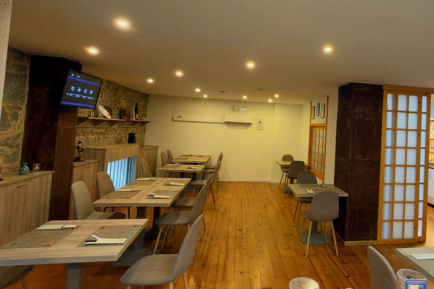 A sala do 2.º andar